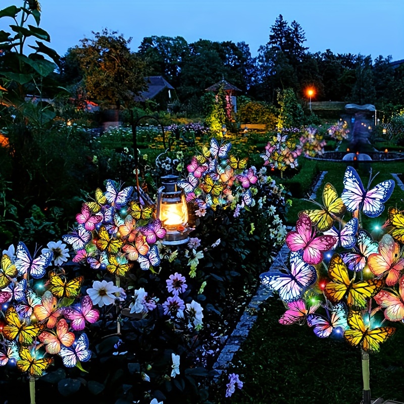 Smart Garden Light Camera - 태양 LED 나비 정원 조명 마당