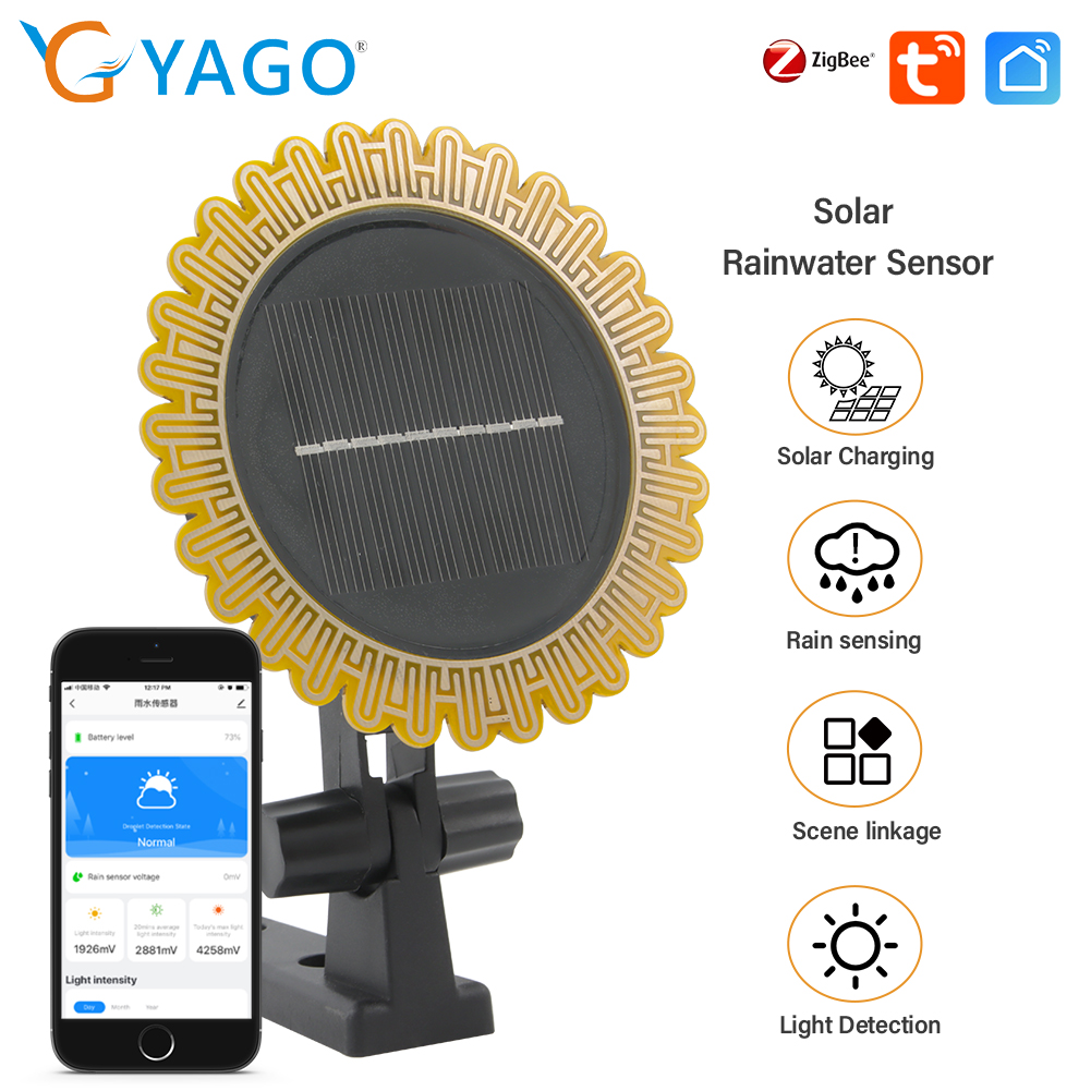 Smart Garden Water Timer - 투야 지그비 태양광 및 빗물 센서,