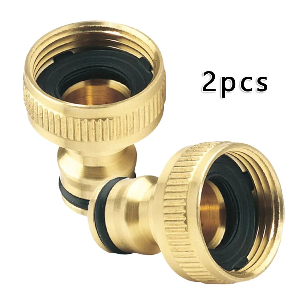 Smart Garden Hose - 2개입 정원 수도꼭지 어댑터 3/4''~1/2'' 퀵