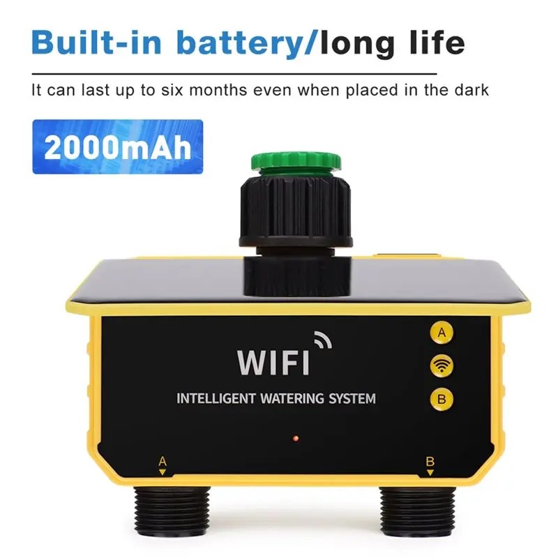 1/2 출력 WIFI 태양광 관개 타이밍 컨트롤러, 정 - Smart Garden Tap 리뷰 및 가격
