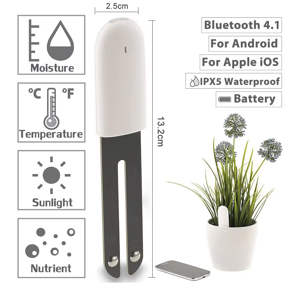스마트 토양 테스터 꽃 모니터 토양 수분 영양소 조도  - Smart Garden Nutrients 리뷰 및 가격