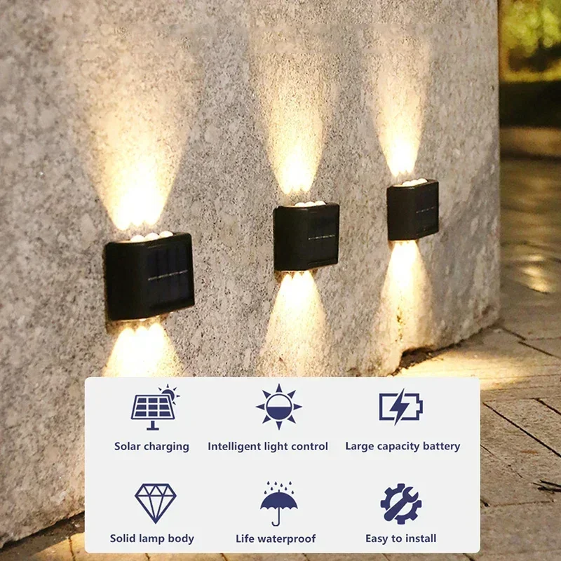 LED 태양광 조명 야외 방수 솔라 벽등 위아래 발광  - Smart Garden Light Camera 리뷰 및 가격