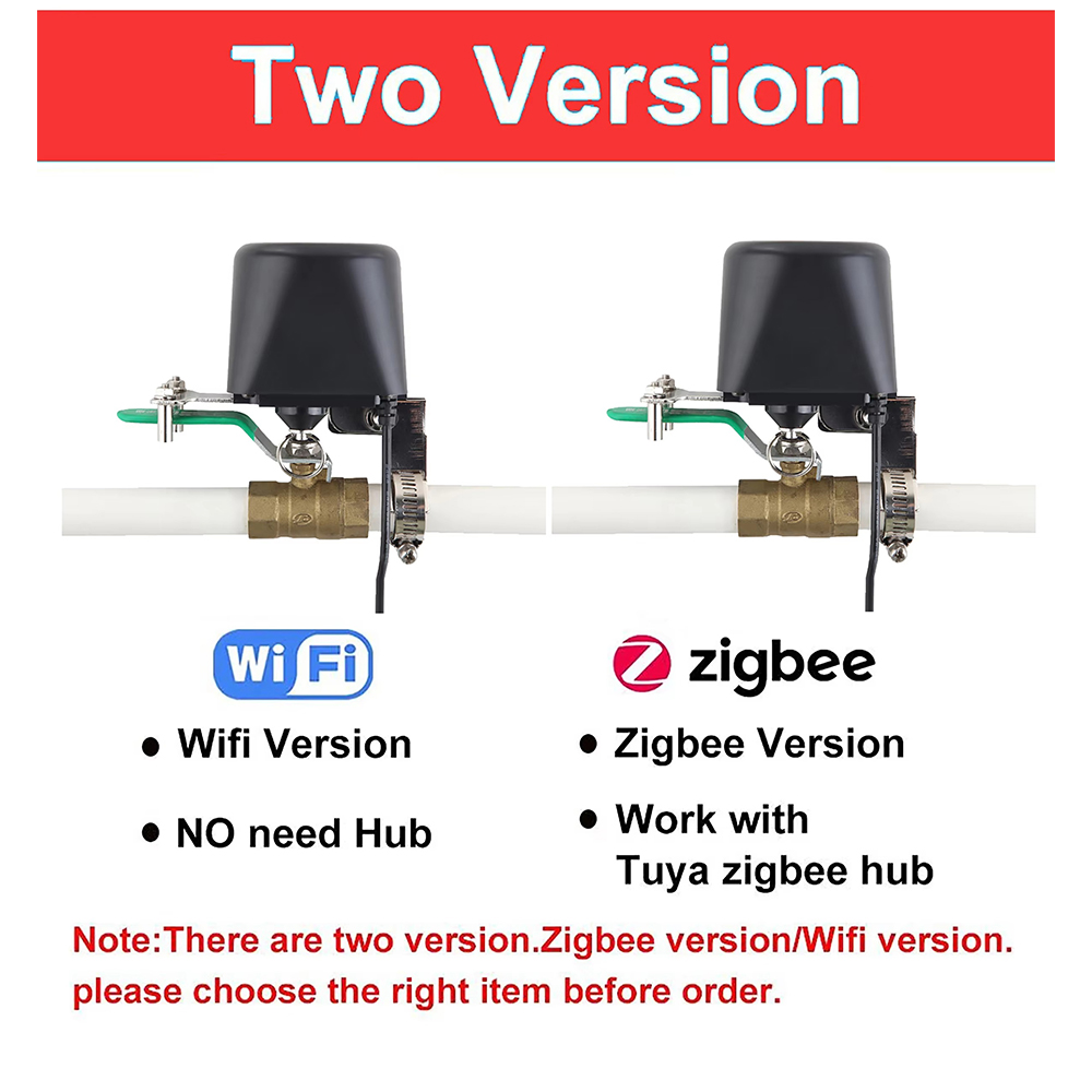 Tuya Zigbee 또는 Wifi 워터 밸브 가스 차 - Smart Garden Tap 리뷰 및 가격