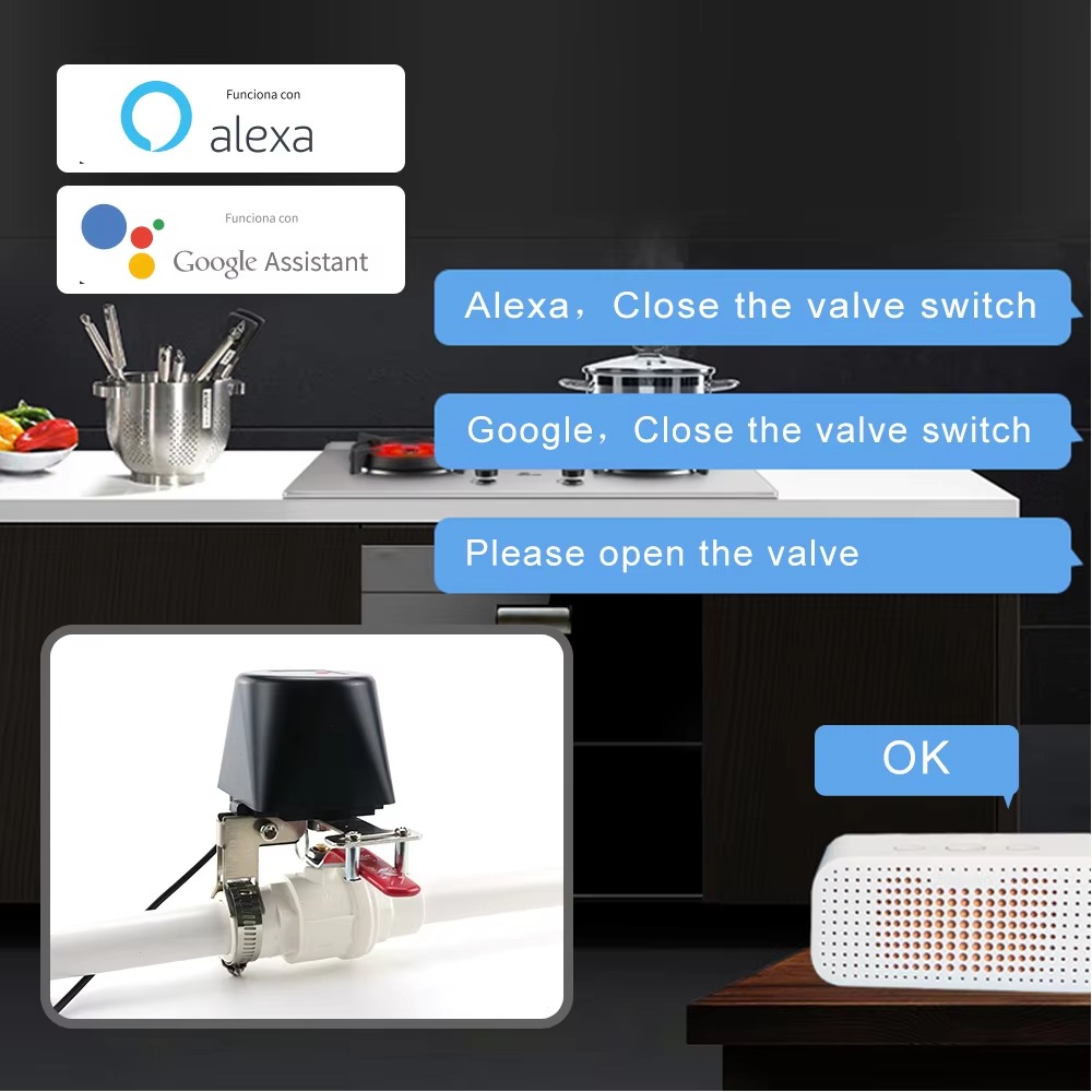 Tuya Zigbee 또는 Wifi 워터 밸브 가스 차 - Smart Garden Tap 리뷰 및 가격