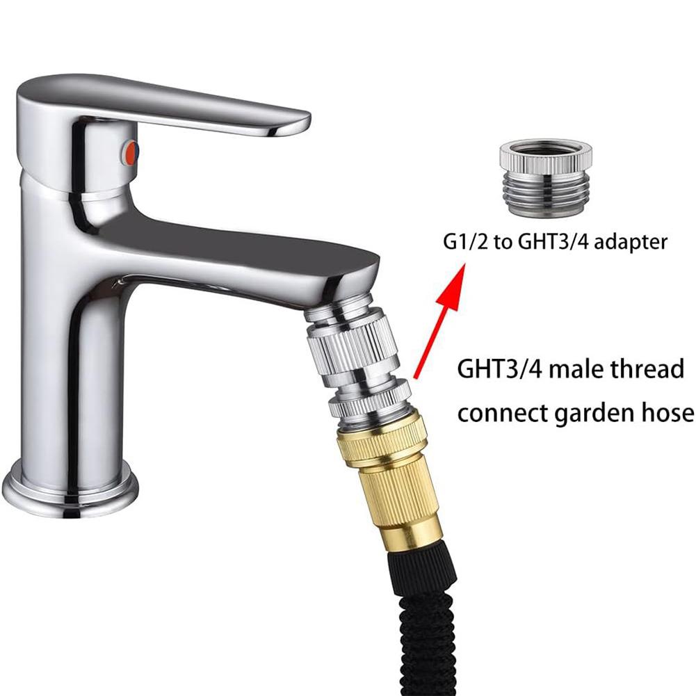 정원 호스 및 샤워 연결을위한 4 개/대 수도꼭지 어댑 - Smart Garden Tap 리뷰 및 가격