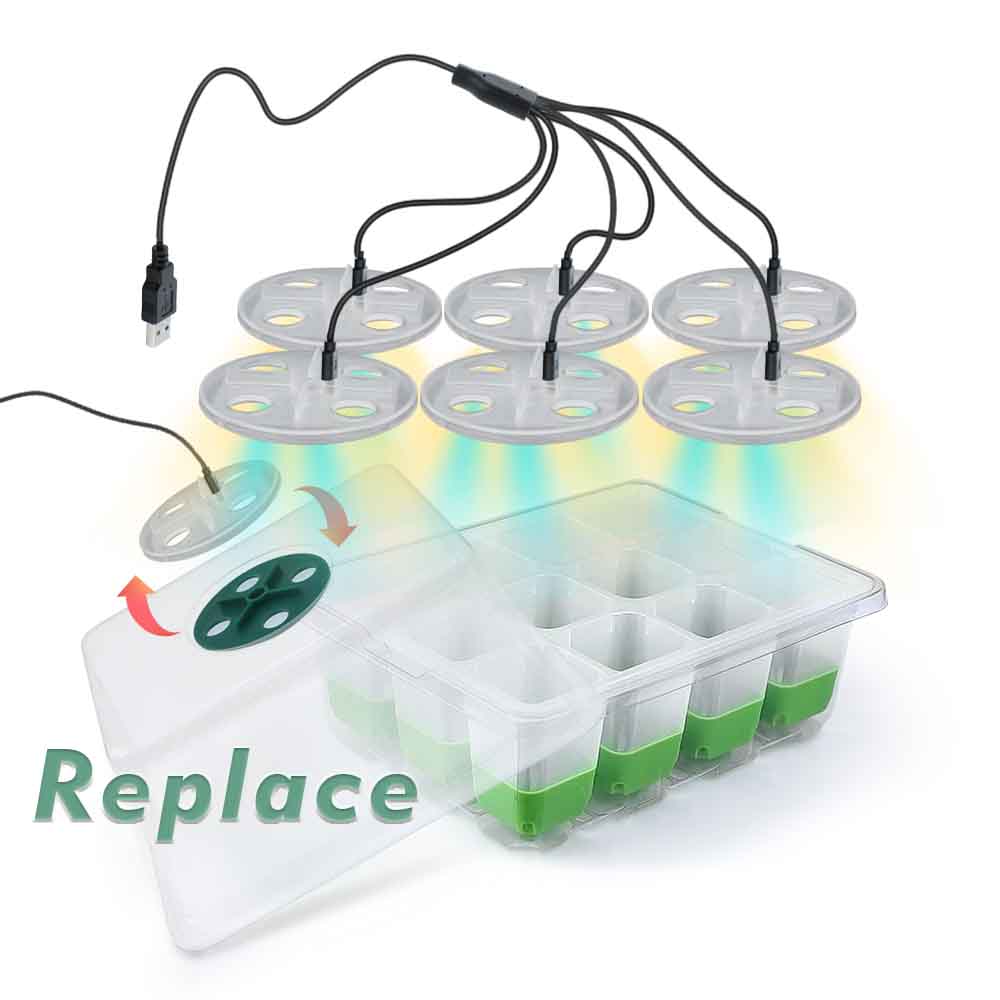 LED 성장 조명 모종 스타터 트레이 키트, 투명 커버 - Smart Garden Storage 리뷰 및 가격