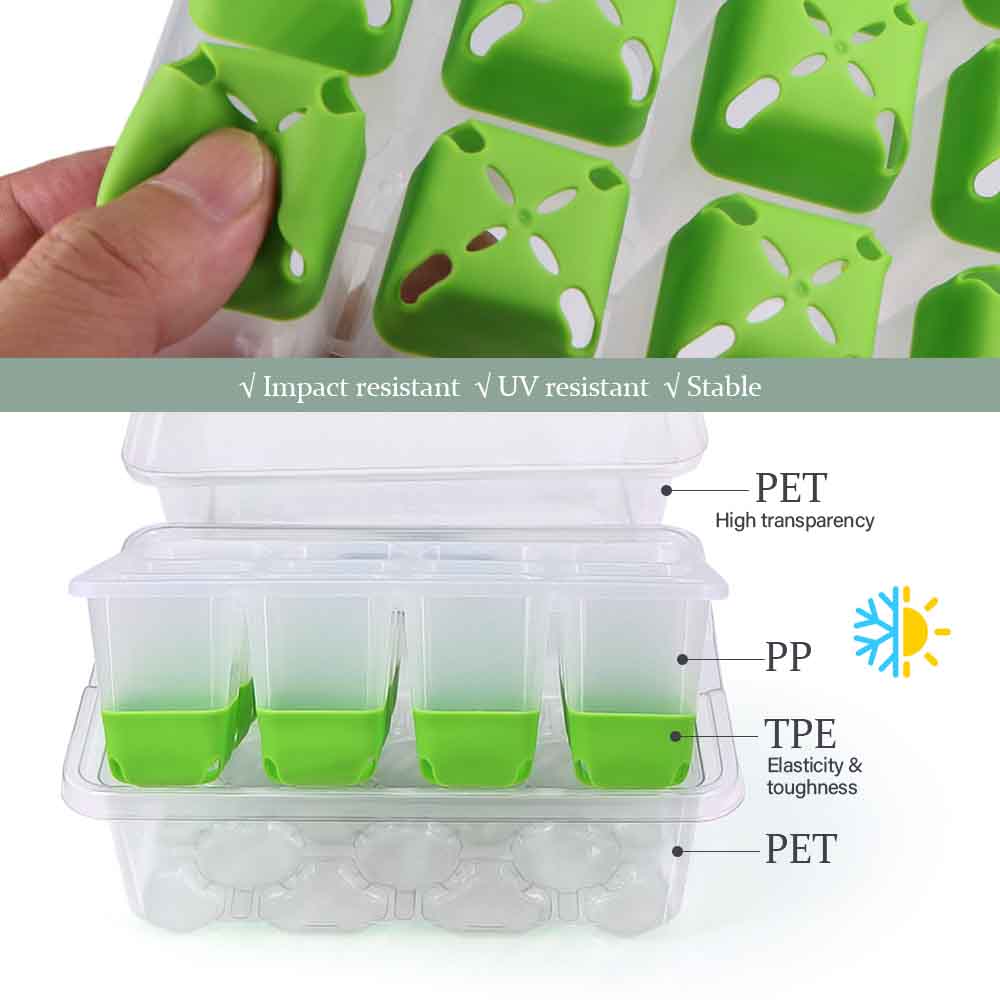 LED 성장 조명 모종 스타터 트레이 키트, 투명 커버 - Smart Garden Storage 리뷰 및 가격