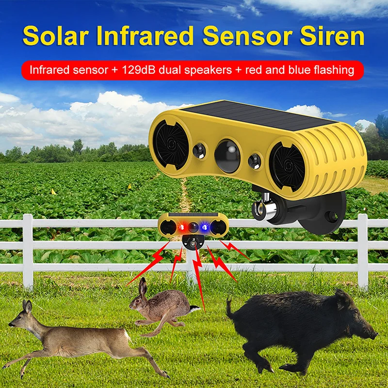 태양광 모션 센서 알람 LED 적색 및 청색 스트로브  - Smart Garden Light Camera 리뷰 및 가격