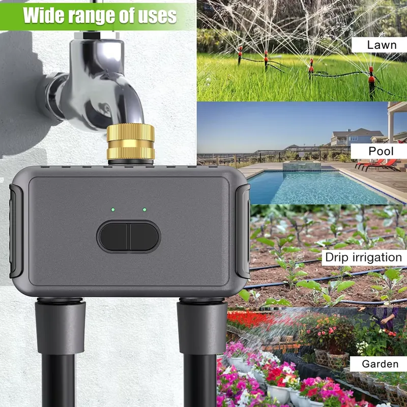 WAP01 WiFi 앱 제어 듀얼 호스 워터 타이머 스 - Smart Garden Water Timer 리뷰 및 가격