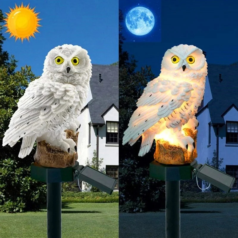 태양광 올빼미 조각상 정원등 LED 방수 야외 장식 ( - Smart Garden Light Camera 리뷰 및 가격