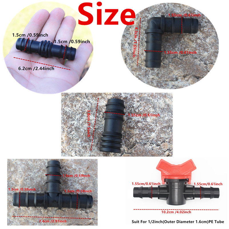 60개/세트 1/2인치 드립 관개용 부속품 키트, 1/ - Smart Garden Hose 리뷰 및 가격