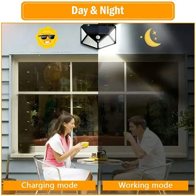 100LED 야외 태양광 정원등, 모션 센서 방수 태양 - Smart Garden Light Camera 리뷰 및 가격