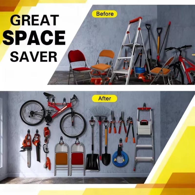 N$ 헤비듀티 벽걸이 철제 후크 차고 정리함 자전거 사 - Smart Garden Storage 리뷰 및 가격