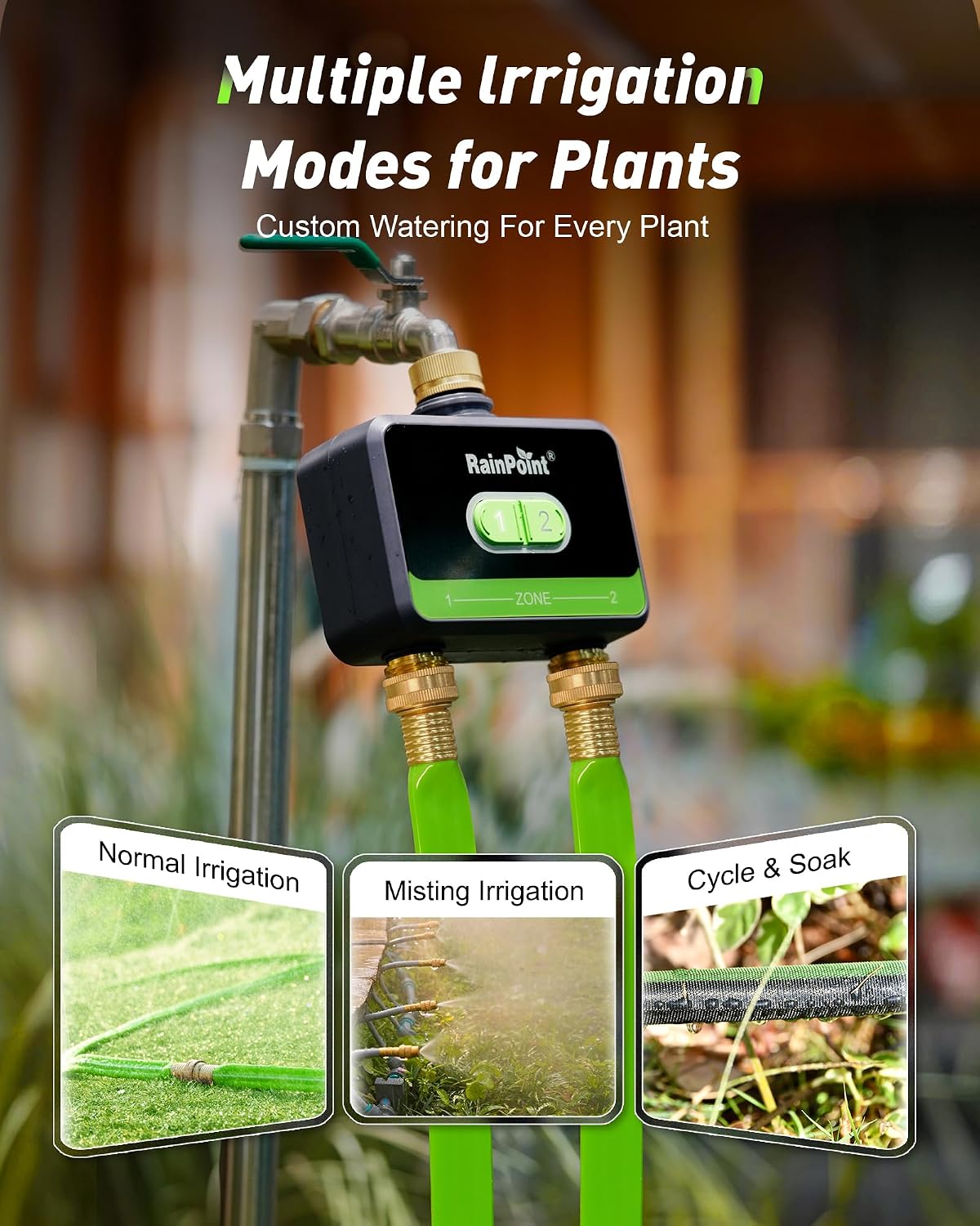 2구역 스마트 와이파이 정원용 호스 타이머 (황동 커넥 - Smart Garden Hose 리뷰 및 가격