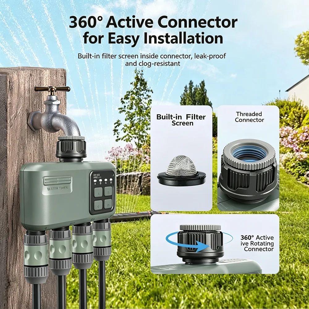 WiFi RF433 스마트 정원 스프링클러 물 타이머  - Smart Garden Water Timer 리뷰 및 가격
