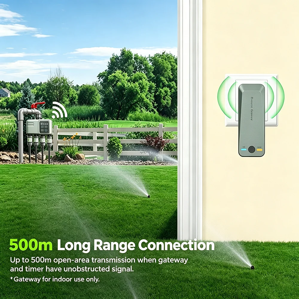 WiFi RF433 스마트 정원 스프링클러 물 타이머  - Smart Garden Water Timer 리뷰 및 가격