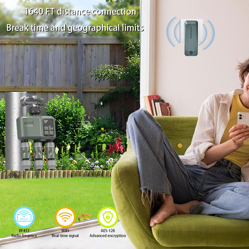 Tuya Wifi+RF433 3구 워터 타이머 정원용  - Smart Garden Water Timer 리뷰 및 가격