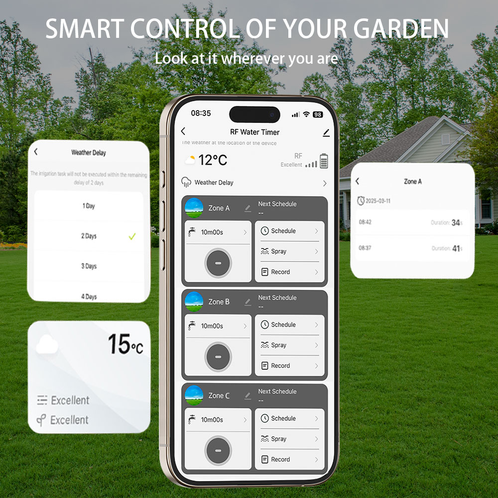Tuya Wifi+RF433 3구 워터 타이머 정원용  - Smart Garden Water Timer 리뷰 및 가격